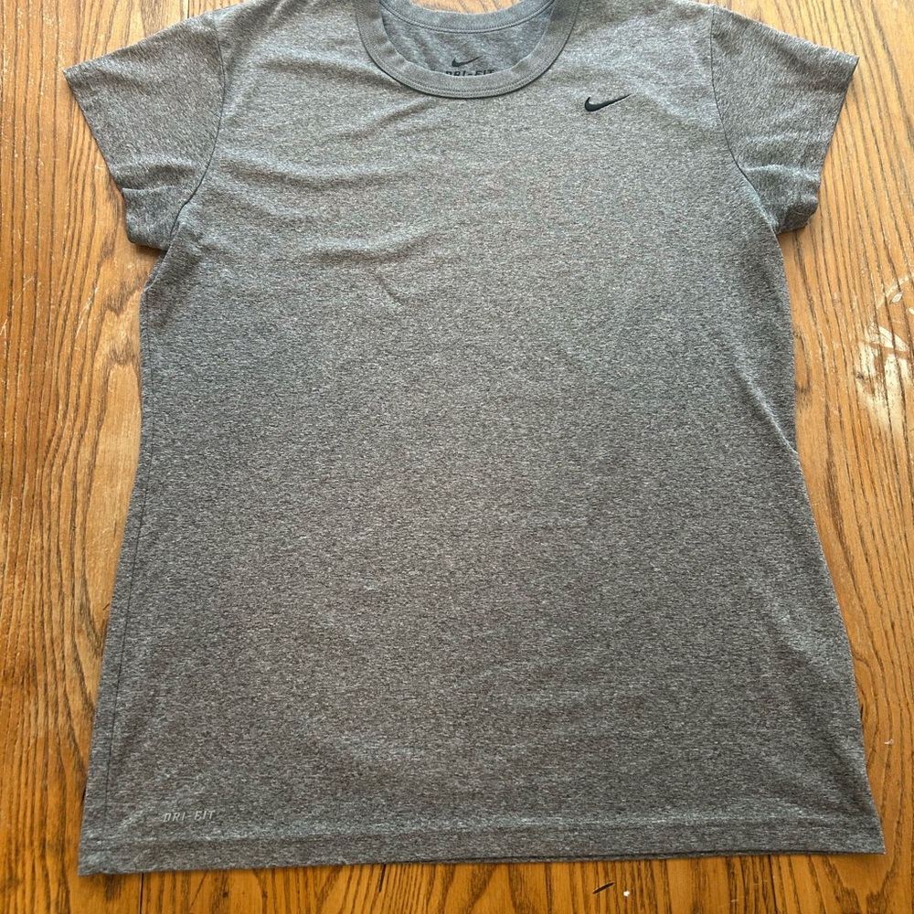 Nike Heather Gray Athletic Tee